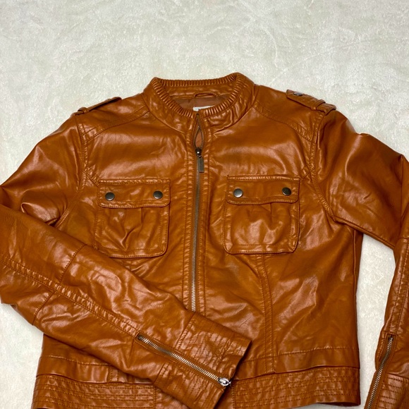 Faux Leather Jacket - Picture 2 of 4